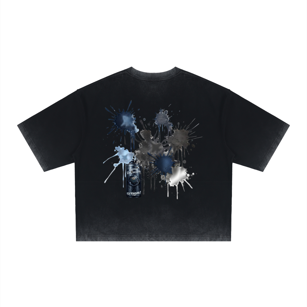 FAM APPAREL Spray Responsibly Boxy T-Shirt