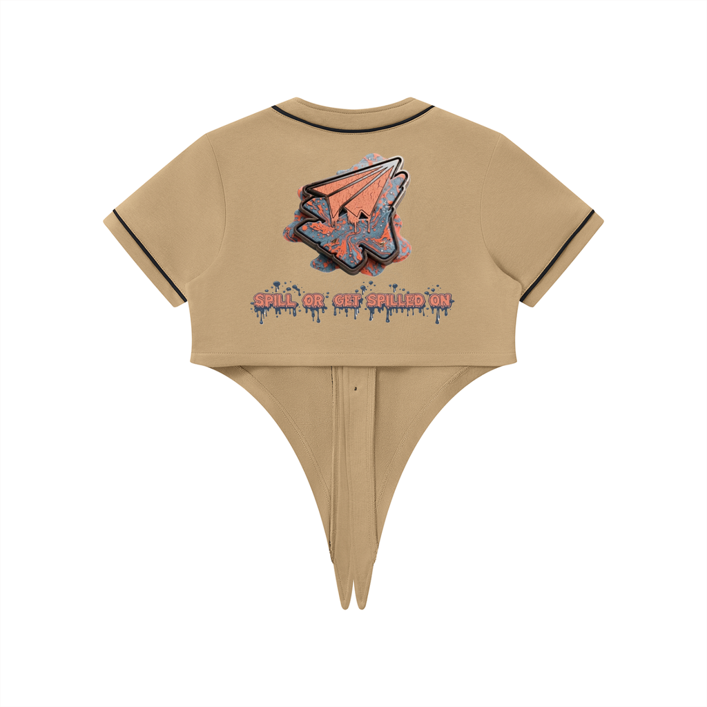 FAM SPILL Women’s Tie Baseball Jersey