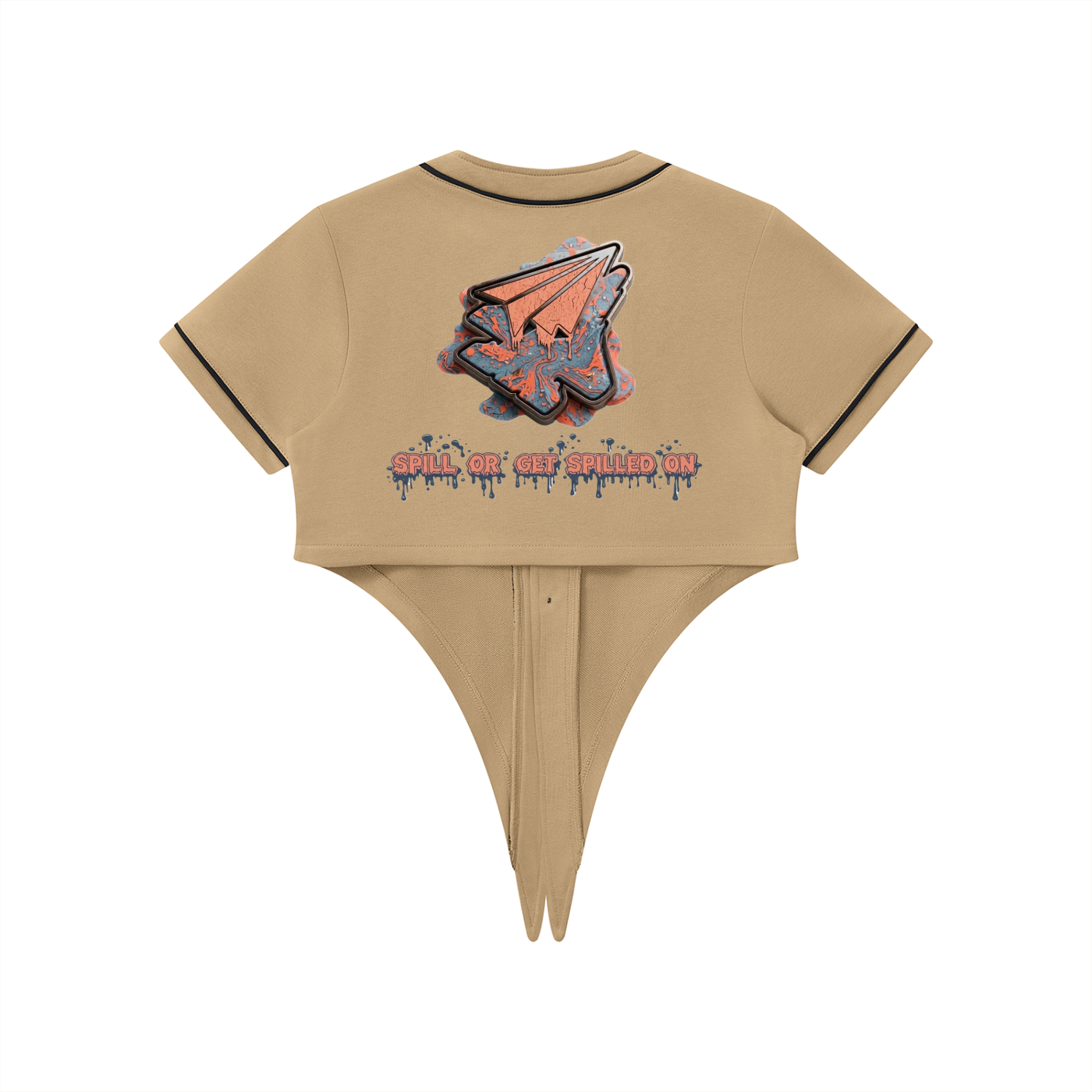 FAM SPILL Women’s Tie Baseball Jersey