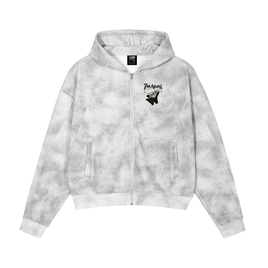MONEY Zip-Up Fleece Hoodie