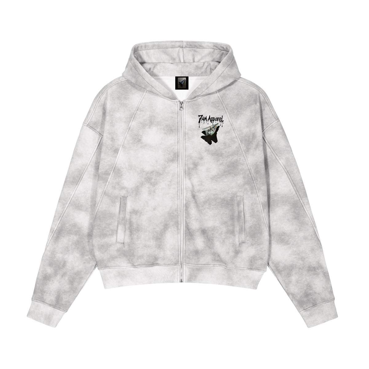 MONEY Zip-Up Fleece Hoodie