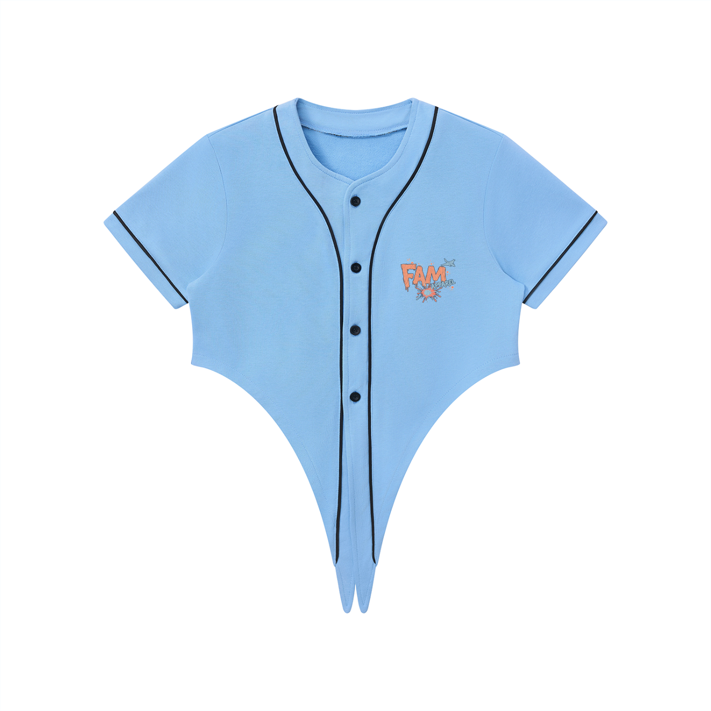 FAM SPILL Women’s Tie Baseball Jersey