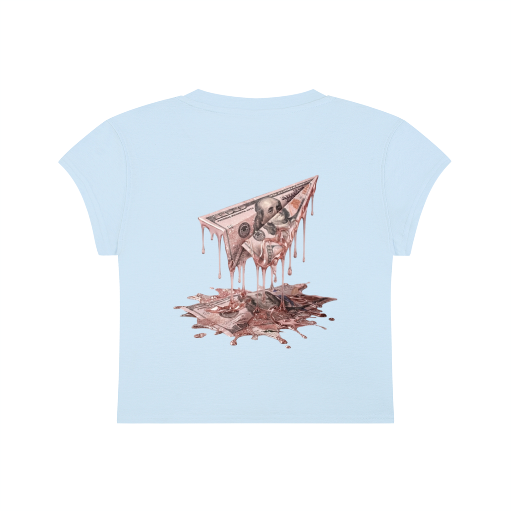 FAM APPAREL GIRLY Slim-Fit Cropped T-Shirt