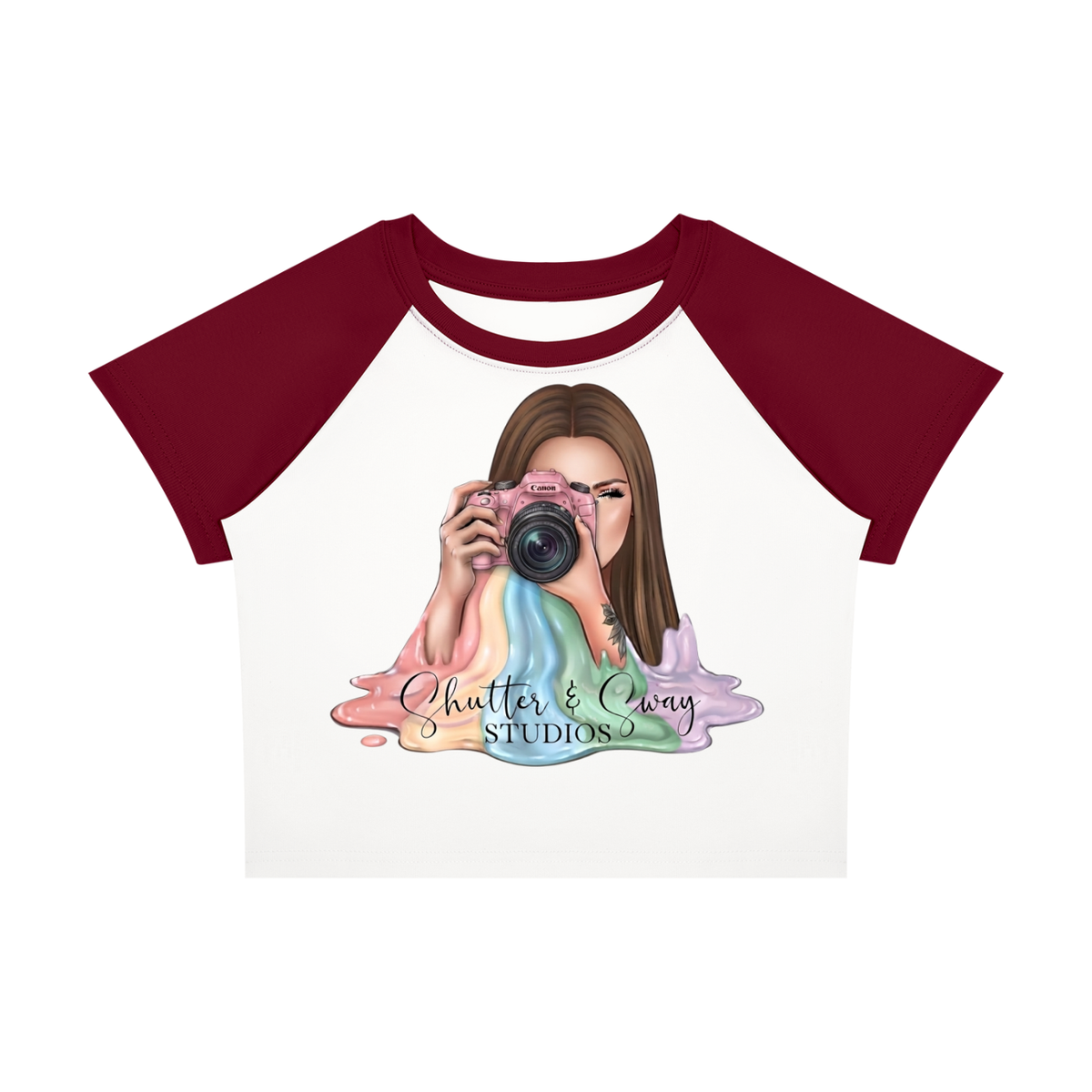 Women’s SHUTTER AND SWAY 2 Block Baby T-Shirt