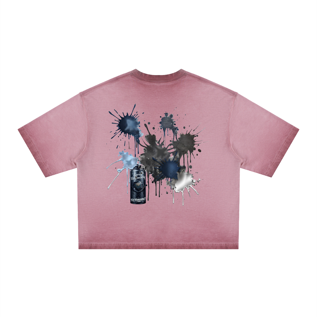 FAM APPAREL Spray Responsibly Boxy T-Shirt