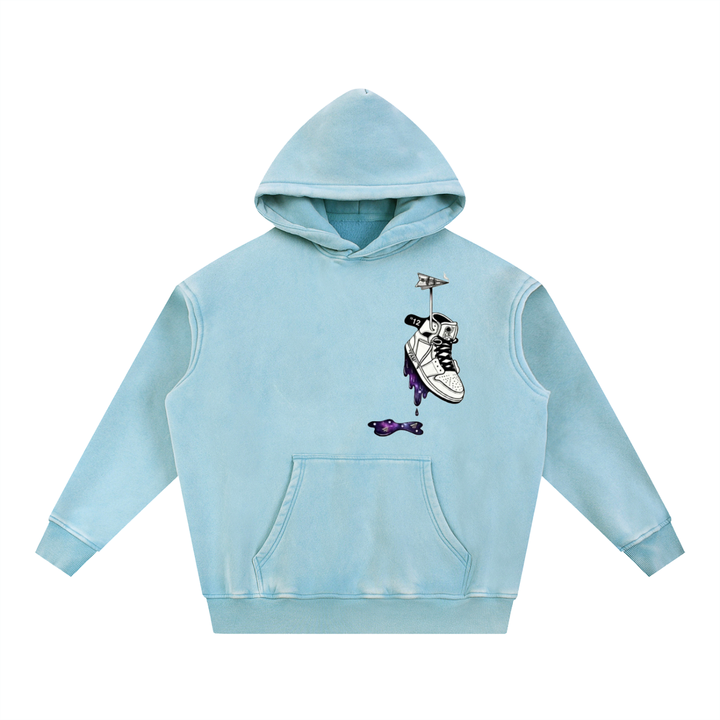 SHOEBOX COLLECTION Snow Wash Hoodie