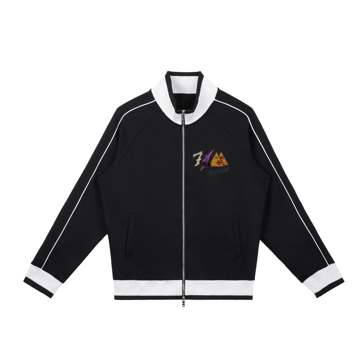 HOGGIN THE BANK Raglan Sleeve Zip Track Jacket