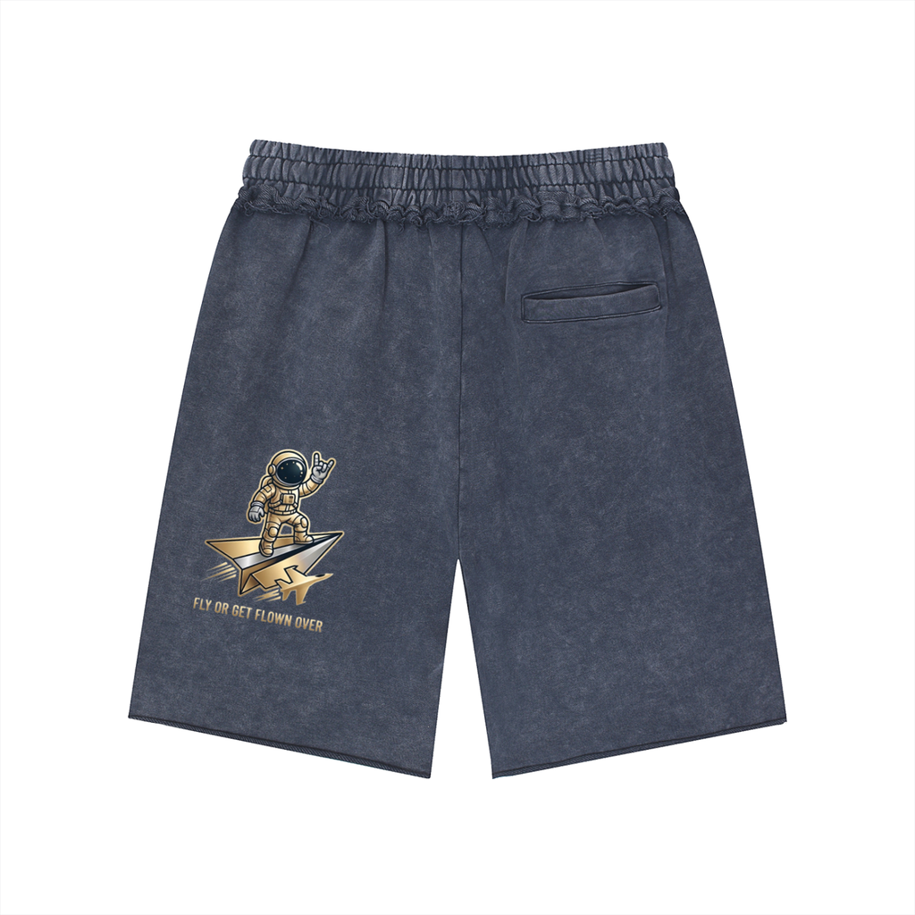 Unisex KEEP IT FAM Raw Edge Shorts