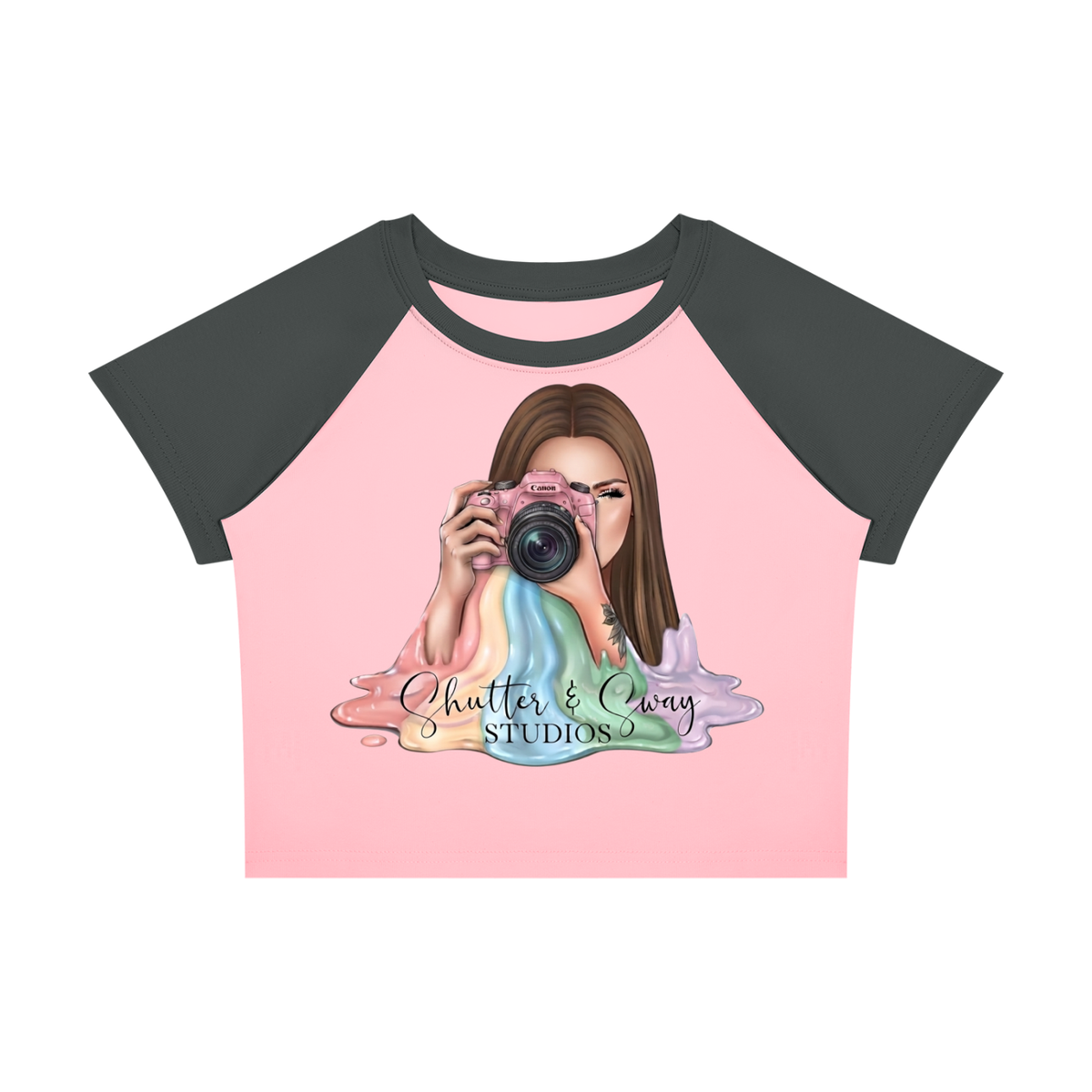 Women’s SHUTTER AND SWAY 2 Block Baby T-Shirt