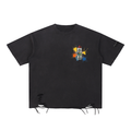 SPRAY RESPONSIBLY Snow Washed Raw-Hem T-Shirt
