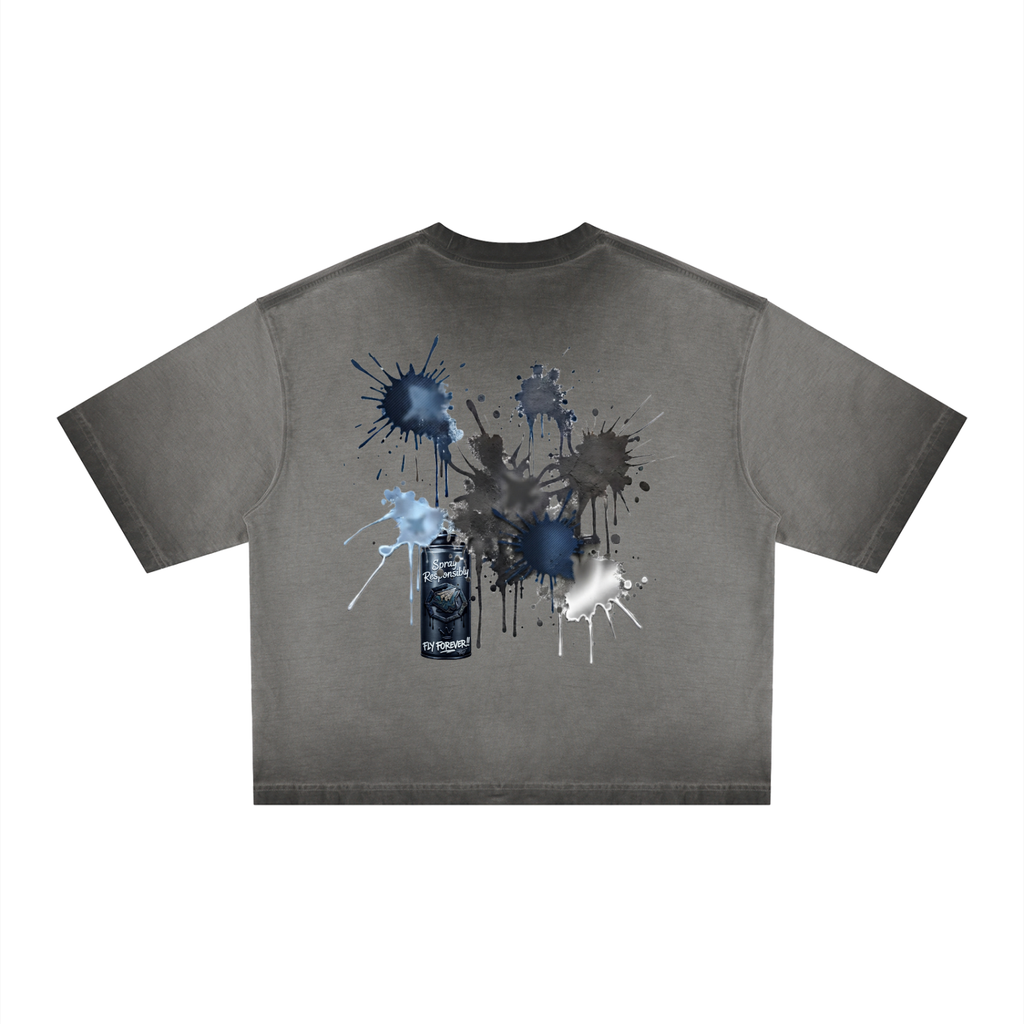 FAM APPAREL Spray Responsibly Boxy T-Shirt