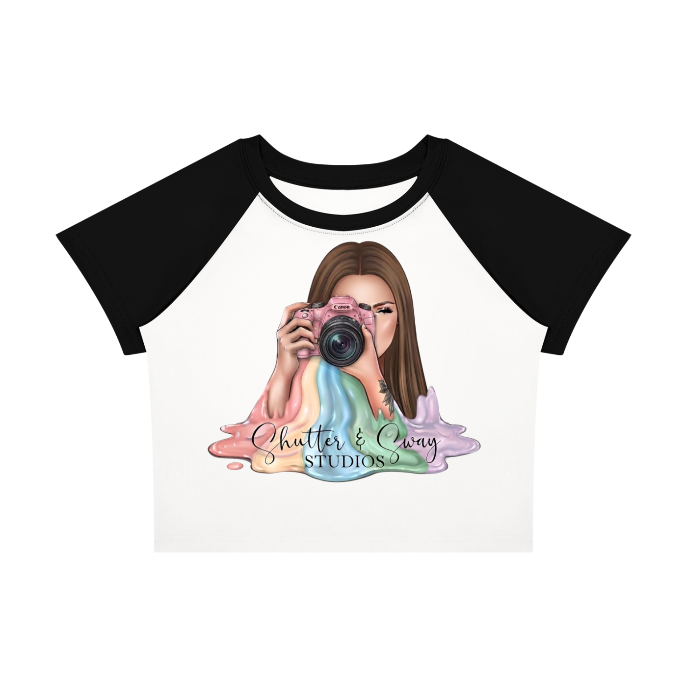 Women’s SHUTTER AND SWAY 2 Block Baby T-Shirt