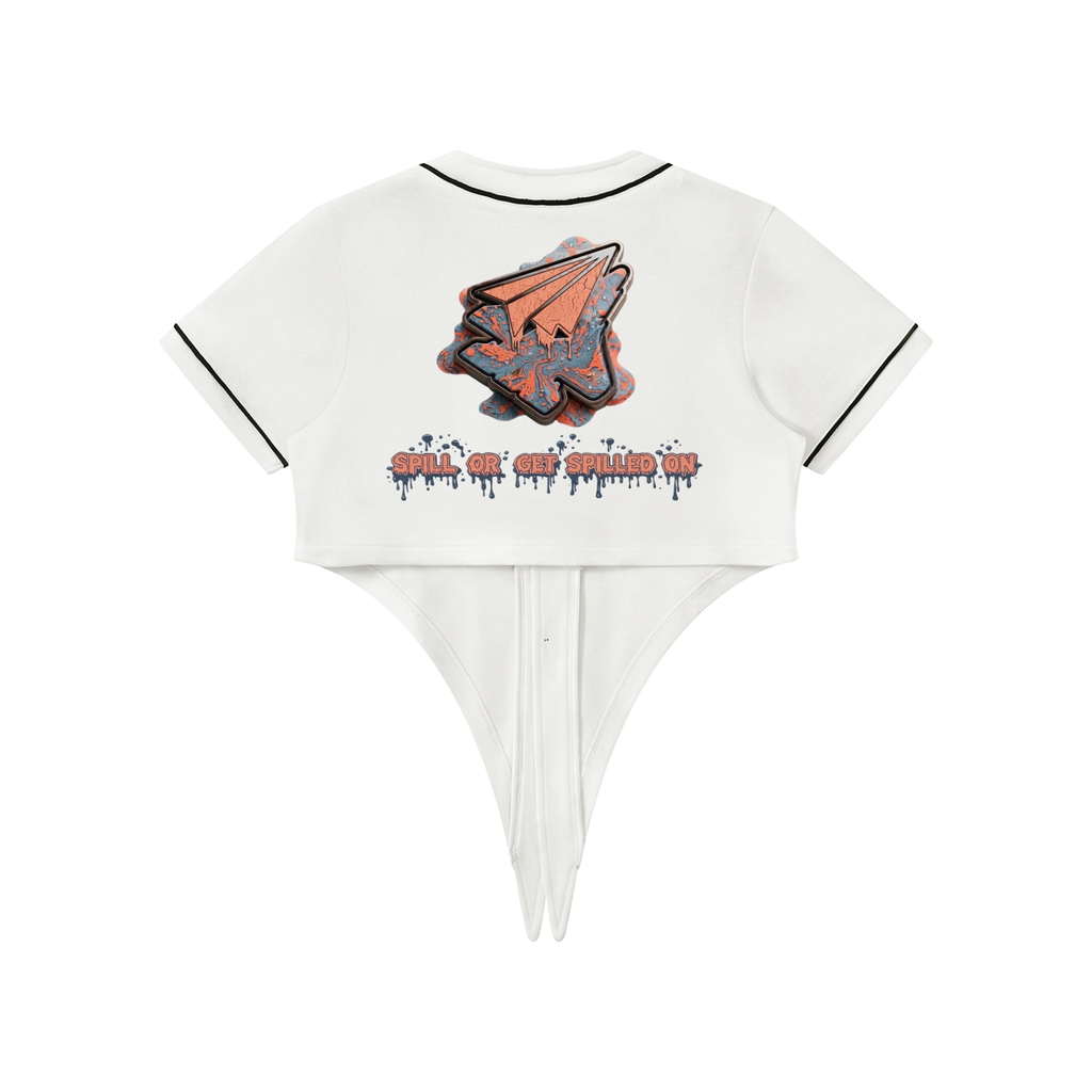 FAM SPILL Women’s Tie Baseball Jersey