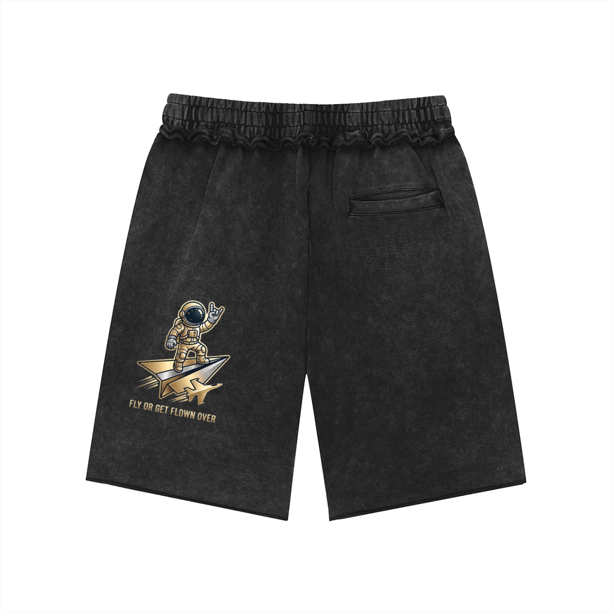Unisex KEEP IT FAM Raw Edge Shorts