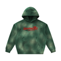 Unisex PLANE W/ EAGLE Frayed Fleece Hoodie