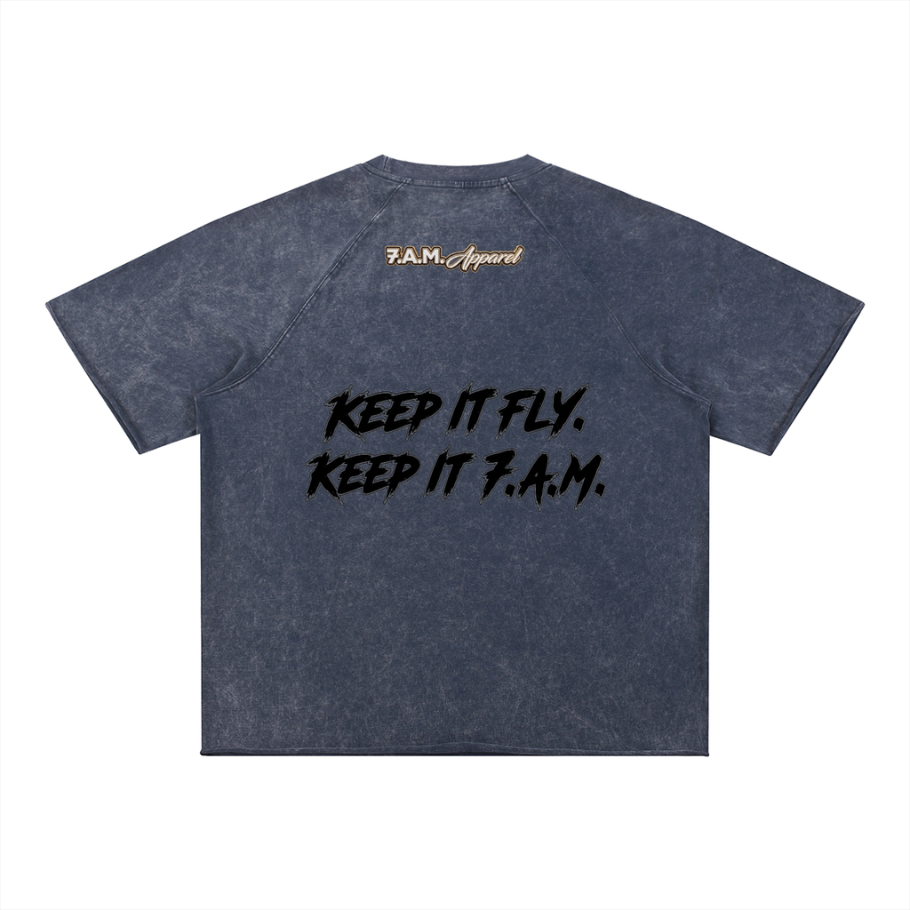 Unisex KEEPIT FAM Raw Edge T-Shirt
