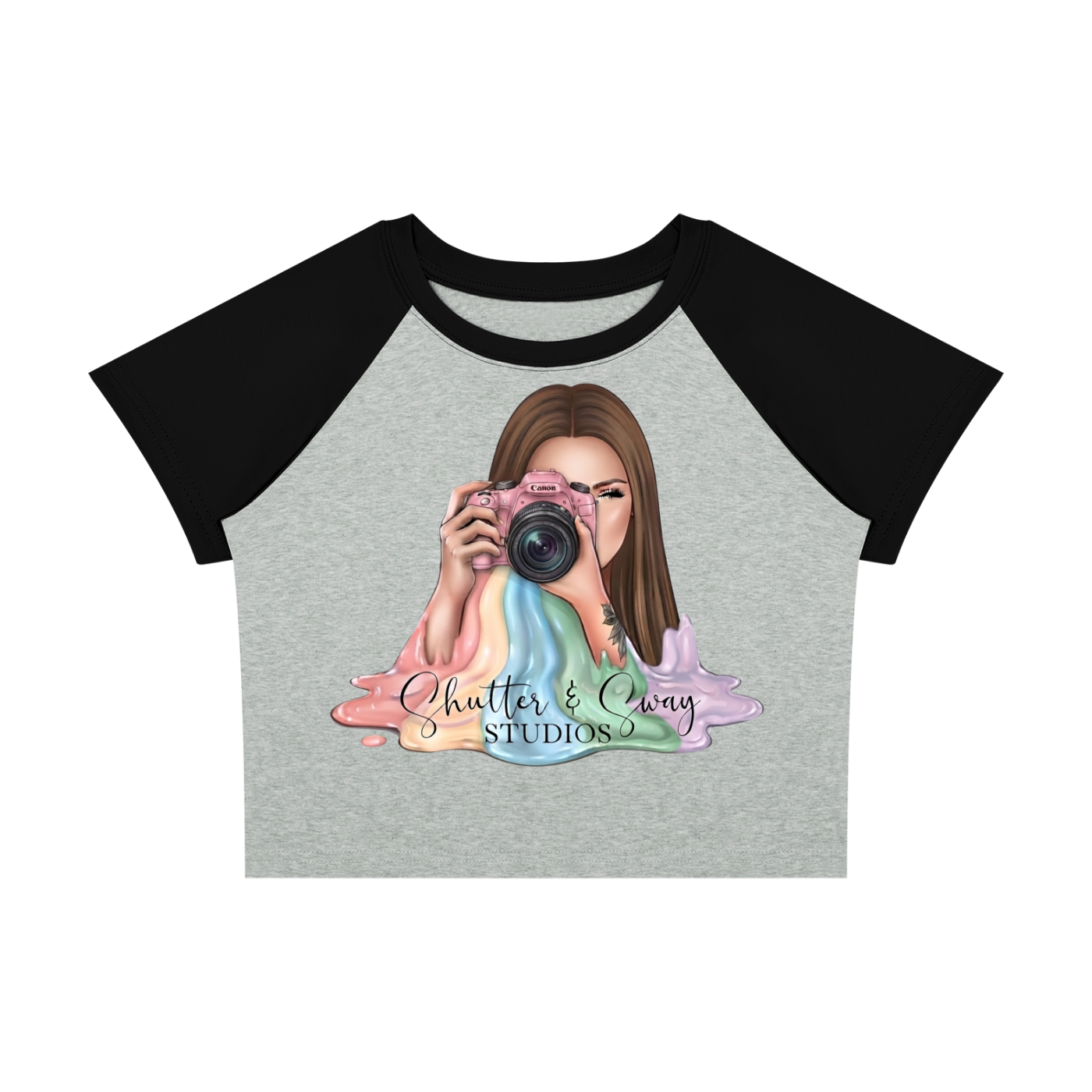 Women’s SHUTTER AND SWAY 2 Block Baby T-Shirt
