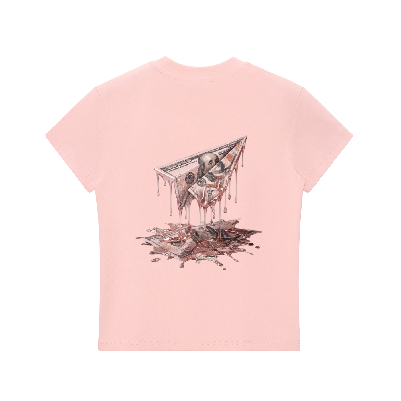 FAM APPAREL GIRLY Bodycon Crewneck T-Shirt