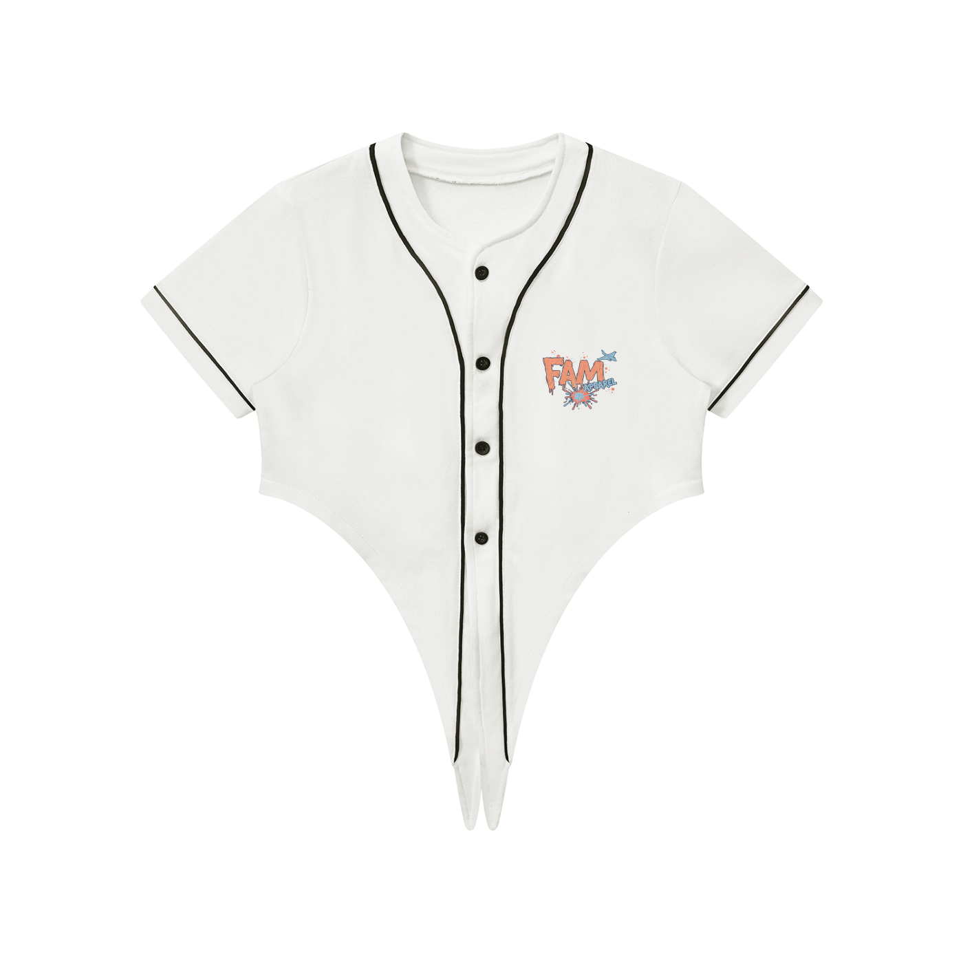 FAM SPILL Women’s Tie Baseball Jersey