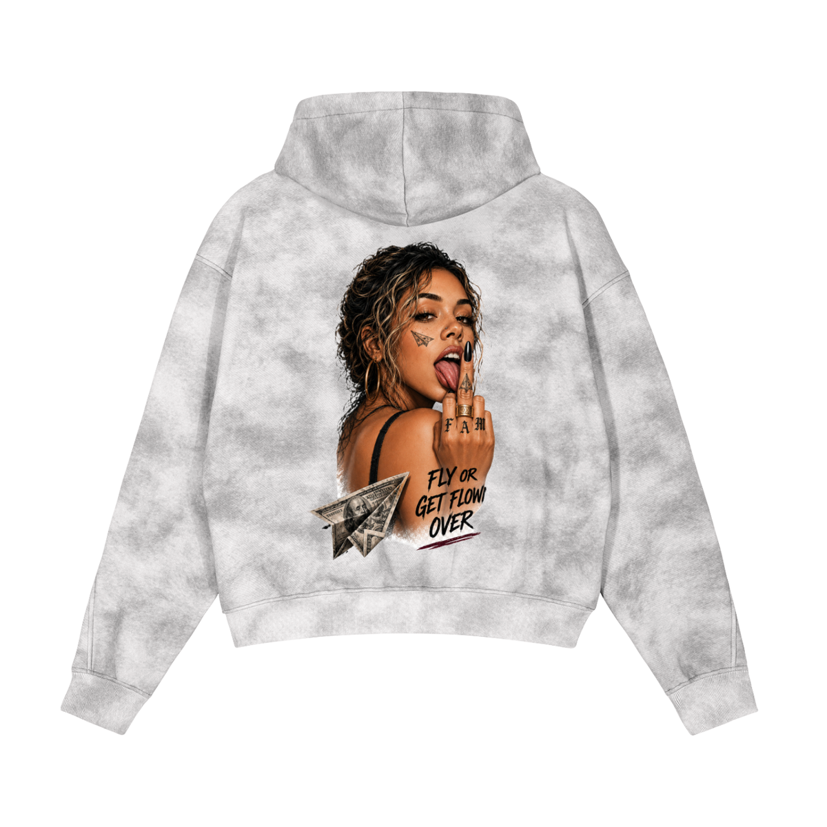 MONEY Zip-Up Fleece Hoodie