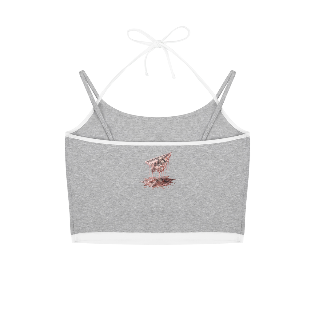 FAM Rose Gold Double Halter Tank Top