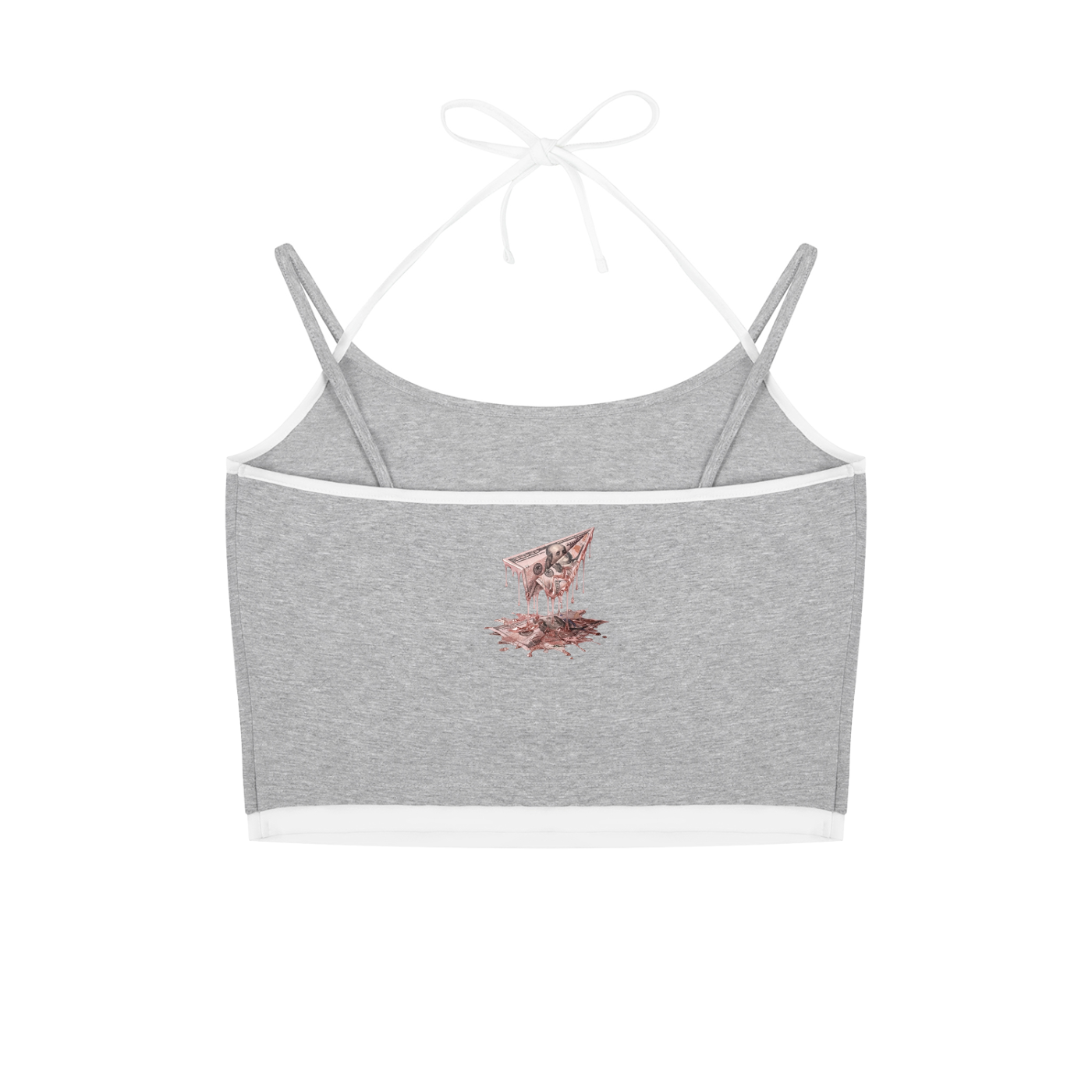 FAM Rose Gold Double Halter Tank Top