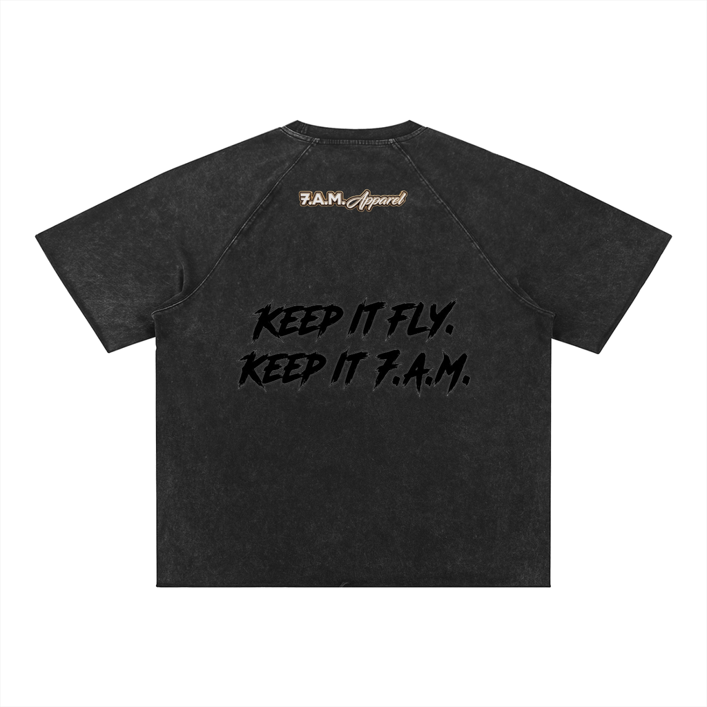 Unisex KEEPIT FAM Raw Edge T-Shirt