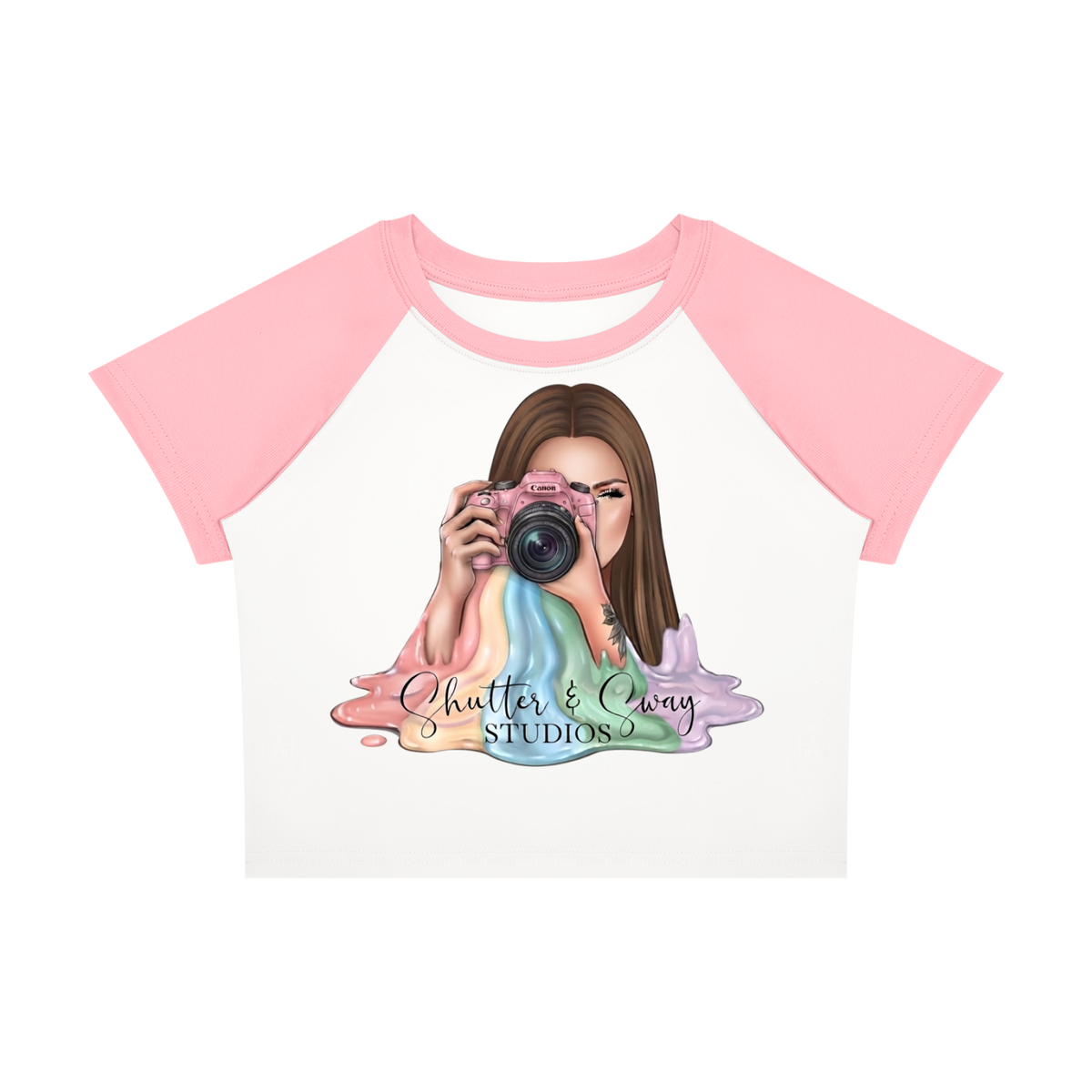 Women’s SHUTTER AND SWAY 2 Block Baby T-Shirt