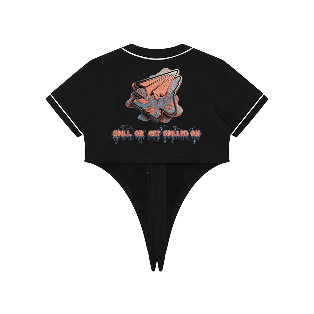 FAM SPILL Women’s Tie Baseball Jersey