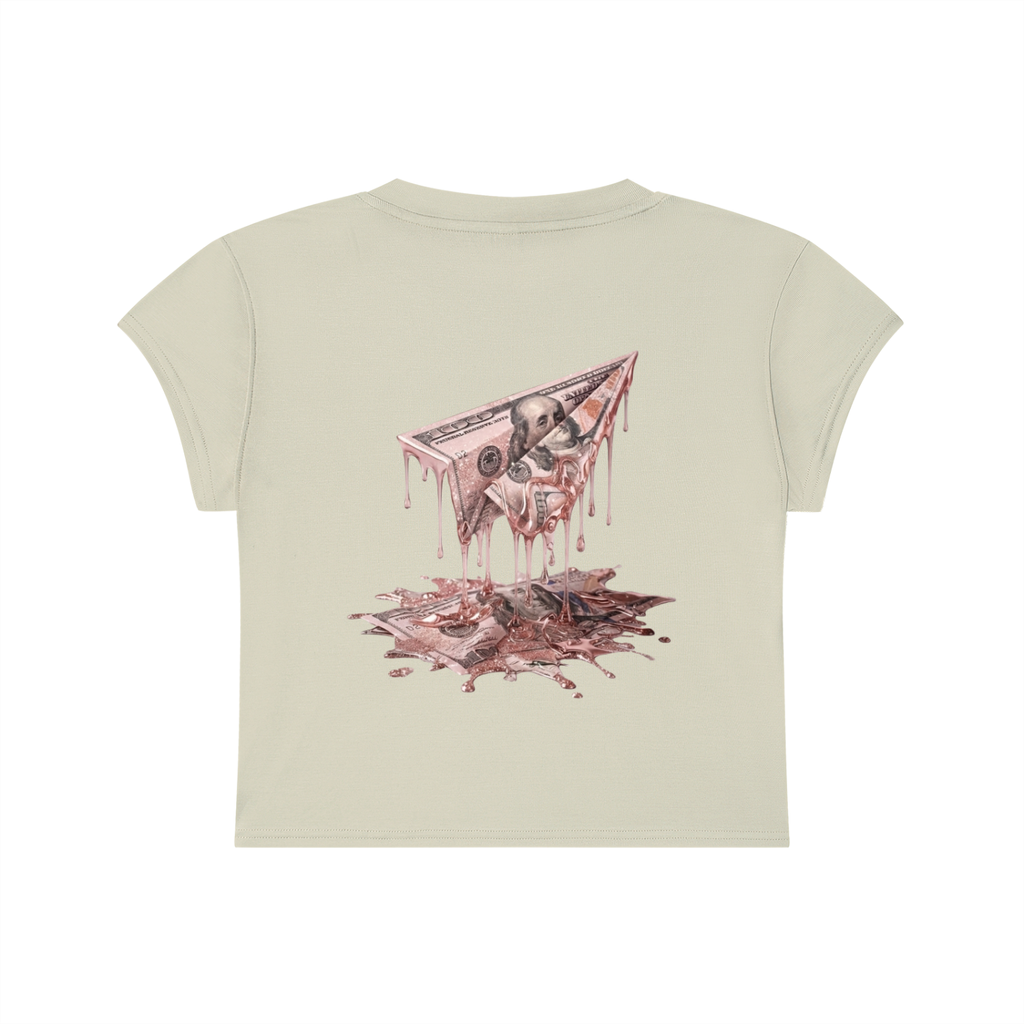 FAM APPAREL GIRLY Slim-Fit Cropped T-Shirt