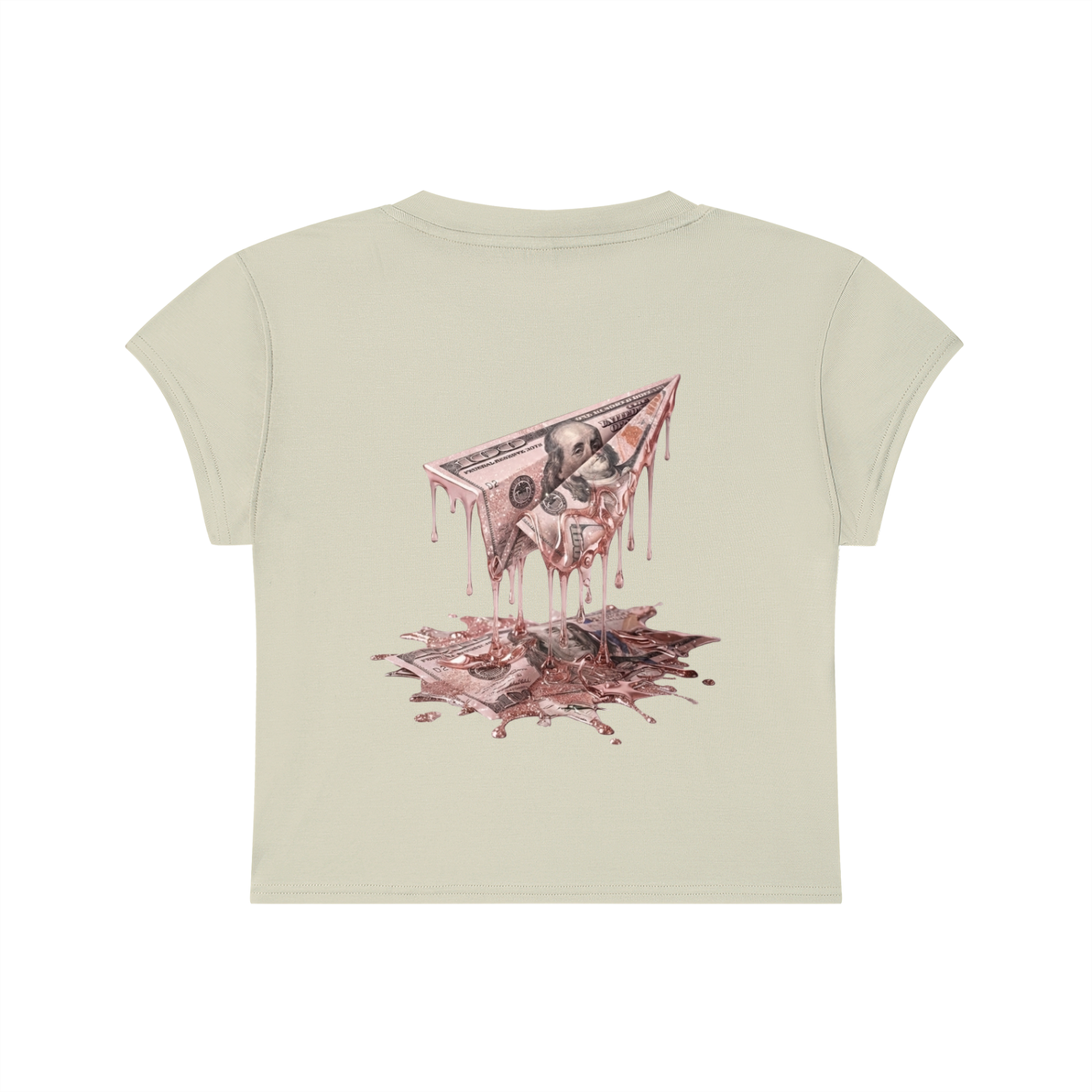 FAM APPAREL GIRLY Slim-Fit Cropped T-Shirt