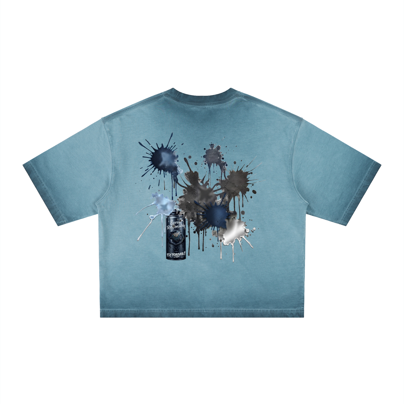 FAM APPAREL Spray Responsibly Boxy T-Shirt