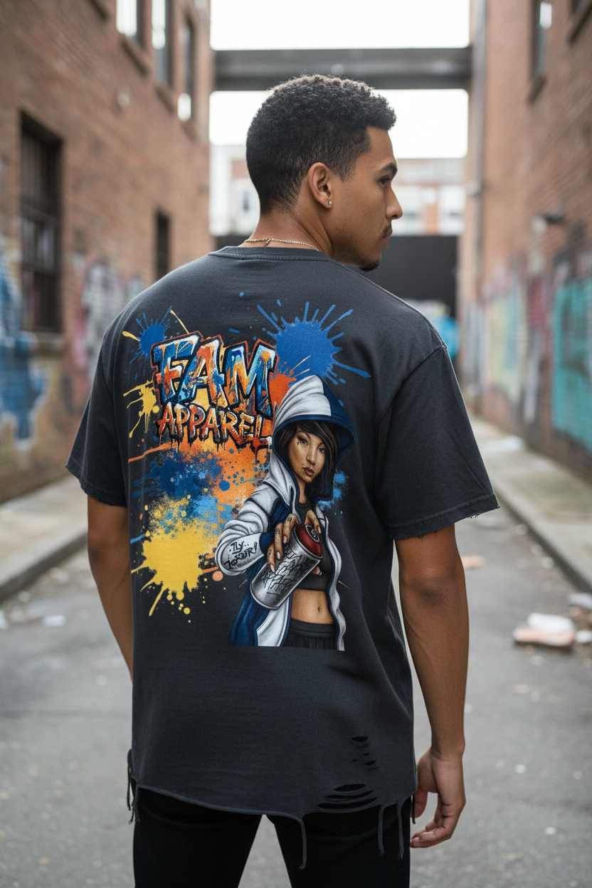 FAM Back Graphic Lifestyle Shot